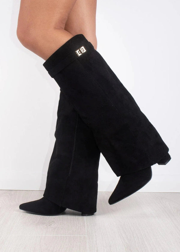 Amara Suede Knee High Boots
