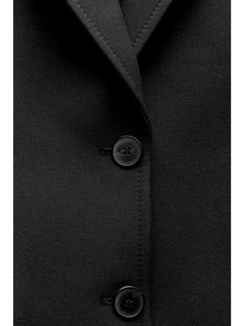 Noir Sculpted Blazer