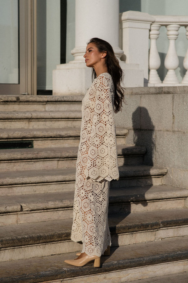 Alara Crochet Maxi Dress