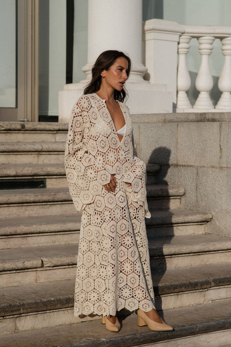 Alara Crochet Maxi Dress