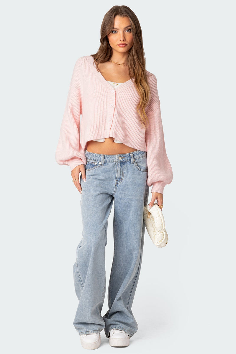 Belle Cropped Cardigan