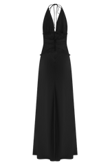 Noiréa Lace and Satin Dress - Luxurise Fashion - 