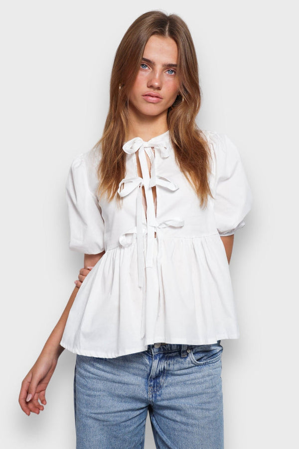 OPHELIA BLOUSE WHITE