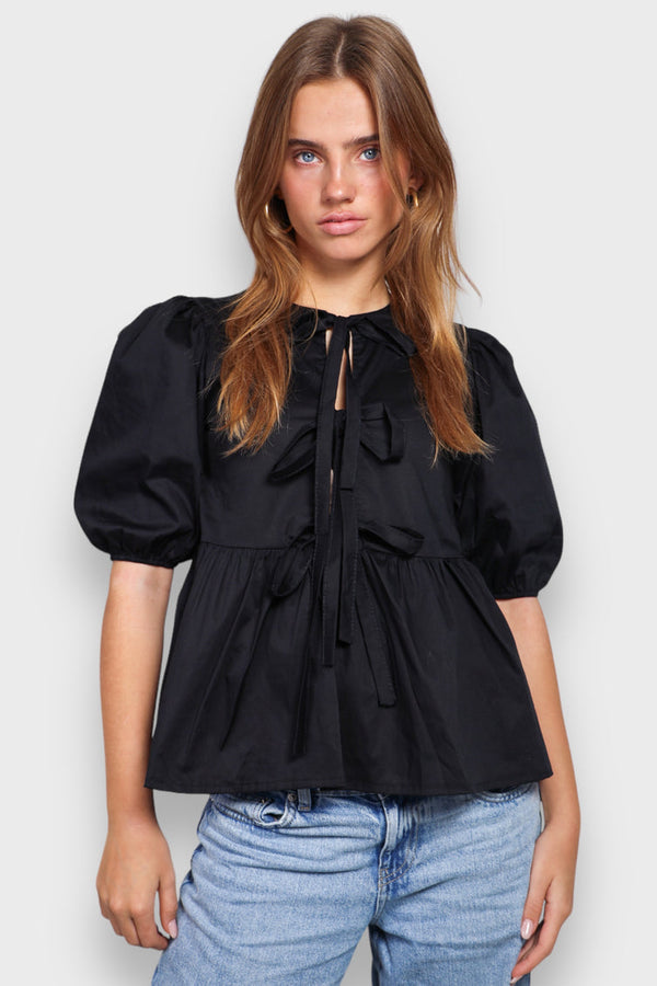 OPHELIA BLOUSE BLACK