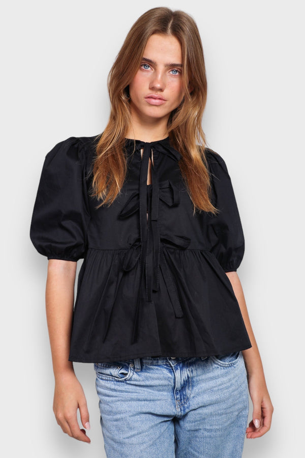 OPHELIA BLOUSE BLACK