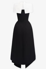 Ria Cape Slip Midi Dress