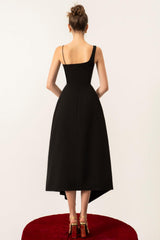 Ria Cape Slip Midi Dress