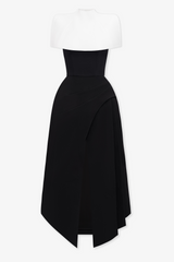 Ria Cape Slip Midi Dress