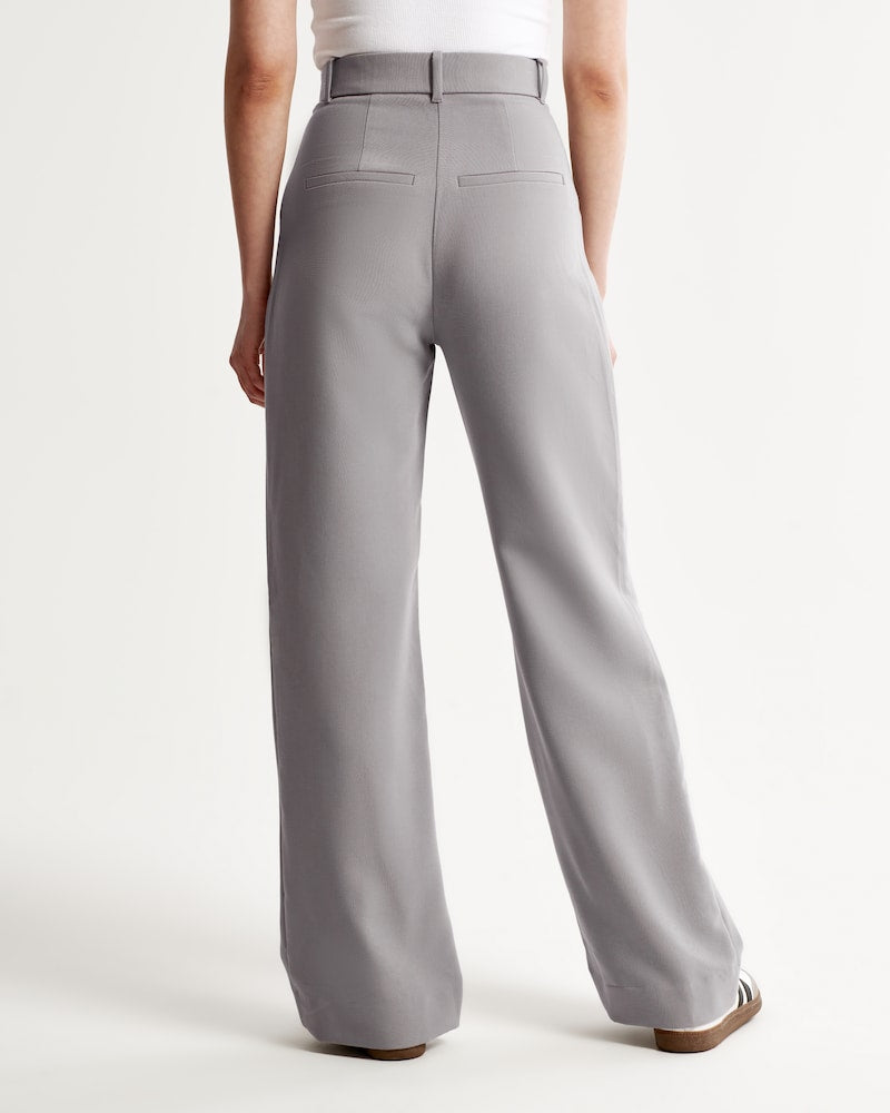 Stone Wide-Leg Pants