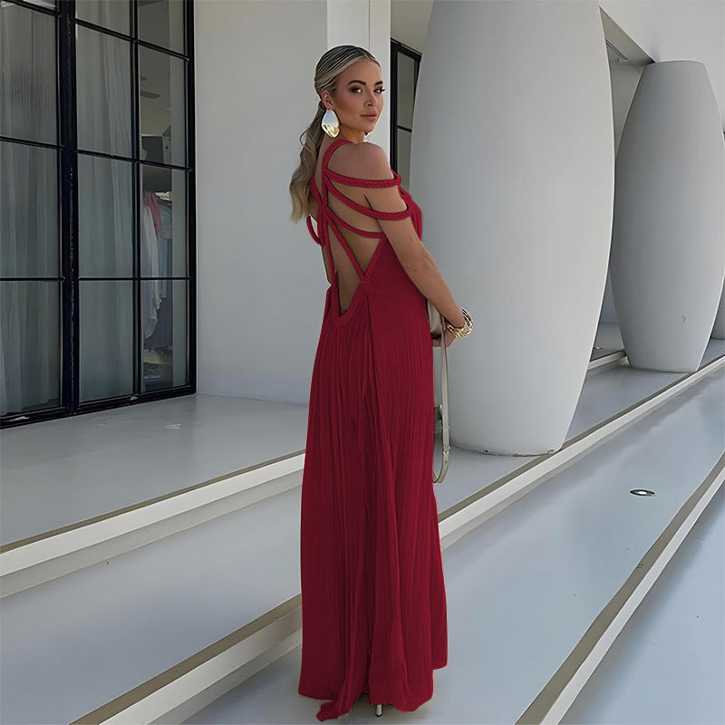 Amelia Linen Maxi Dress