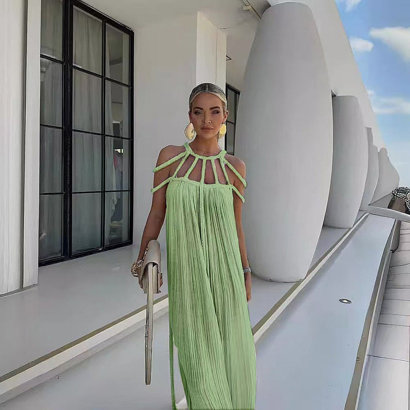 Amelia Linen Maxi Dress