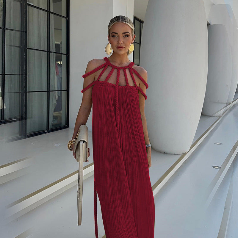 Amelia Linen Maxi Dress