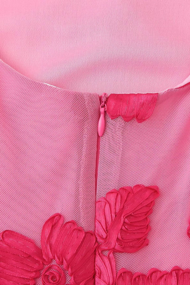 Riley Floral Mesh Maxi Dress