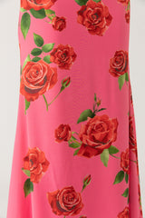 SAU LEE Sylvie Rosa Dress - Pink Rose Print / 00