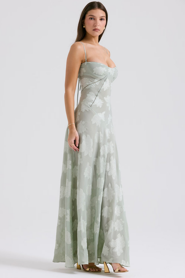 Phoebe lace back maxi dress