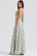Phoebe lace back maxi dress