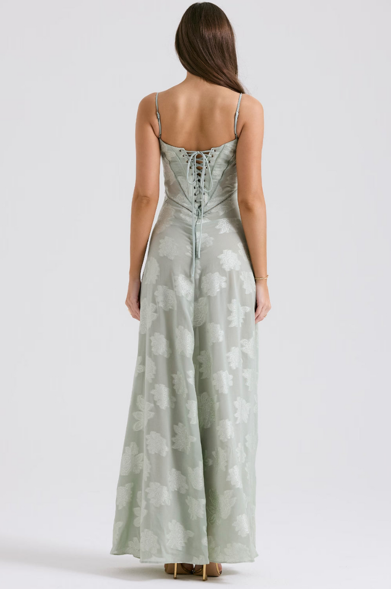 Phoebe lace back maxi dress