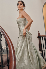 Phoebe lace back maxi dress