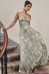 Phoebe lace back maxi dress