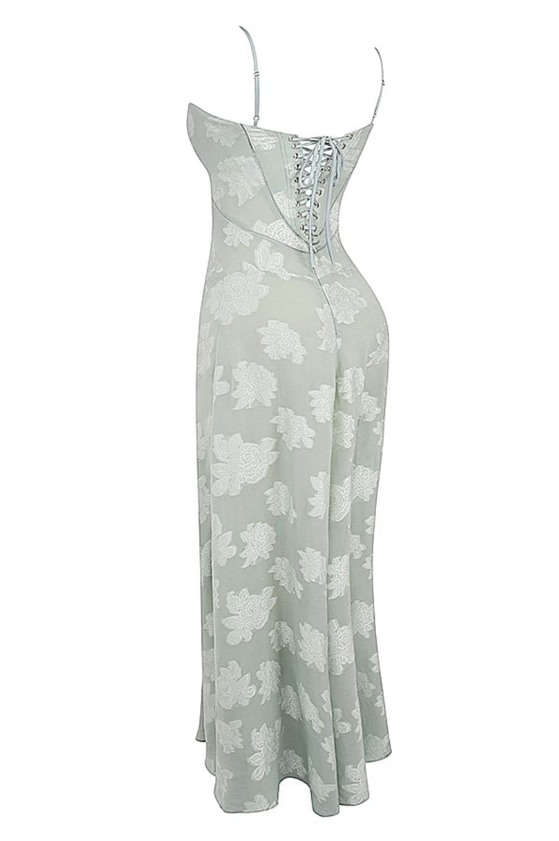 Phoebe lace back maxi dress