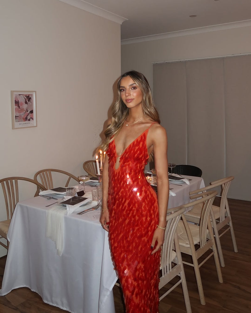 Kailani Sequin Maxi Long Dress