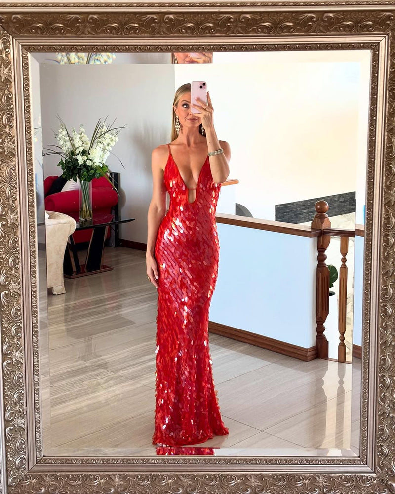 Kailani Sequin Maxi Long Dress