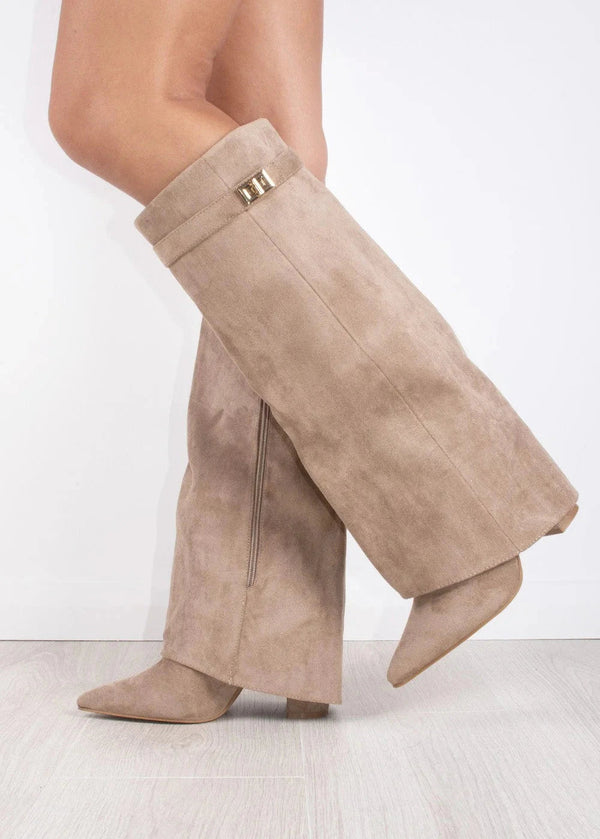 Amara Suede Knee High Boots