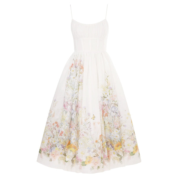 Diana Ruched Midi Dress