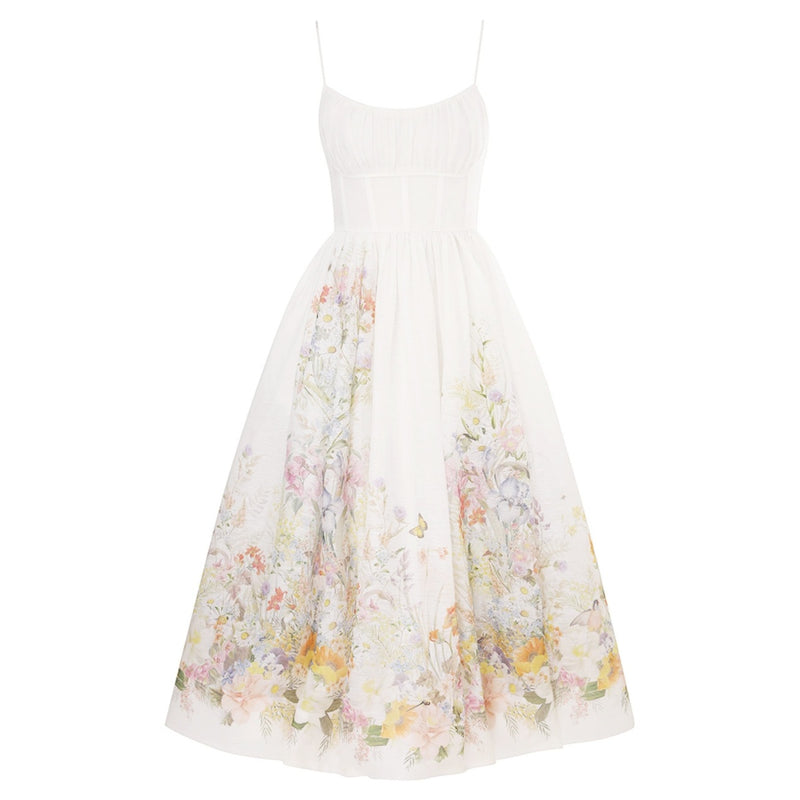 Diana Ruched Midi Dress