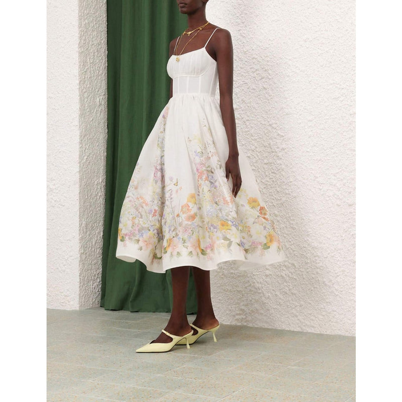 Diana Ruched Midi Dress