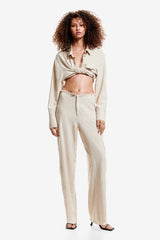 Willows Frayed Linen Trousers