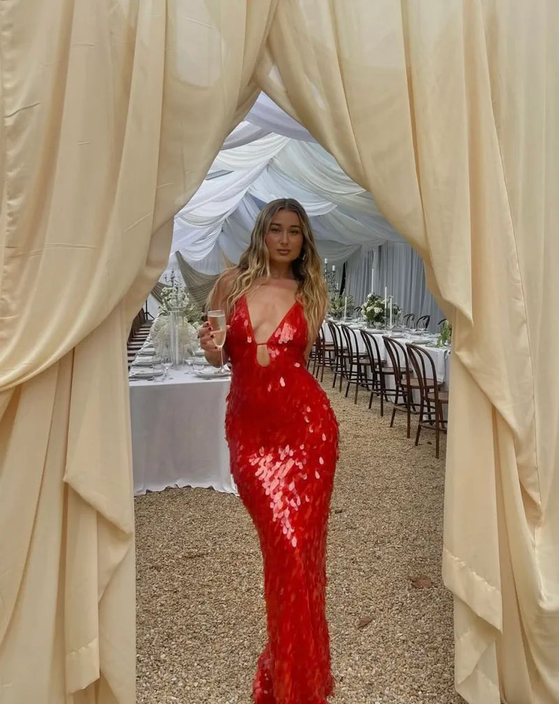 Kailani Sequin Maxi Long Dress