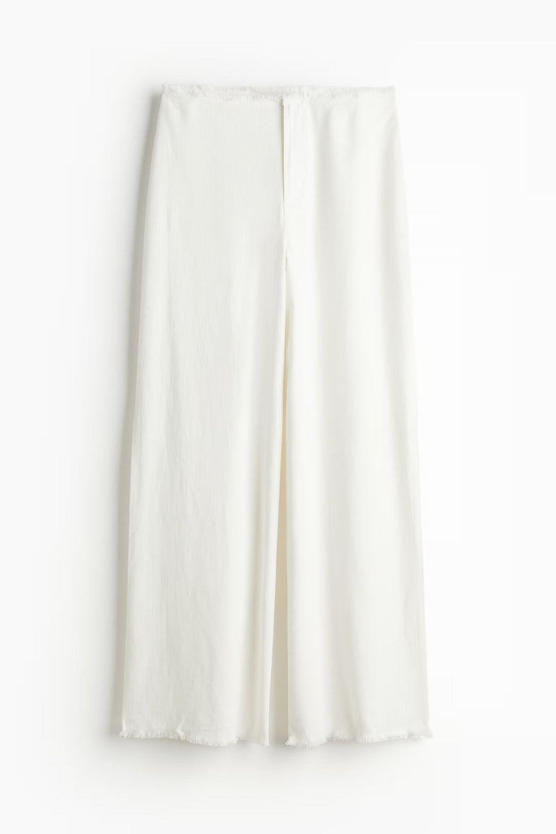 Willows Frayed Linen Trousers