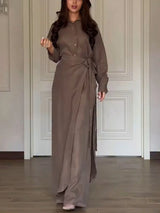 Gracie shirt + skirt pants set