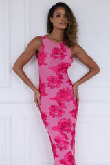 Riley Floral Mesh Maxi Dress