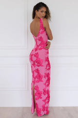 Riley Floral Mesh Maxi Dress