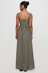 Cartmel Check Maxi Dress