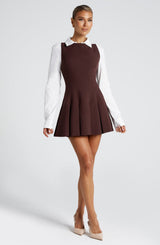 Valencia Pleated Mini Dress