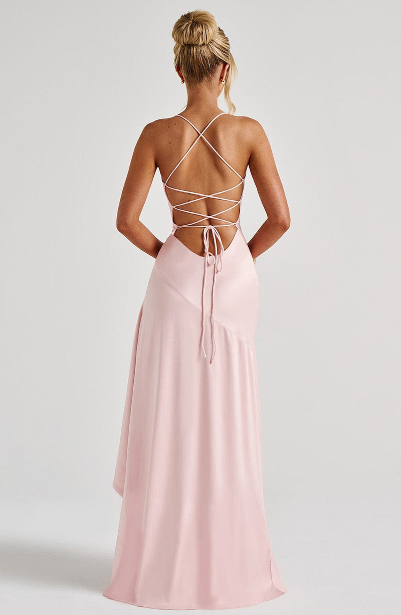 Samira Maxi Dress - Blush Dress Babyboo Fashion Premium Exclusive Design