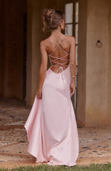 Samira Maxi Dress - Blush Dress Babyboo Fashion Premium Exclusive Design