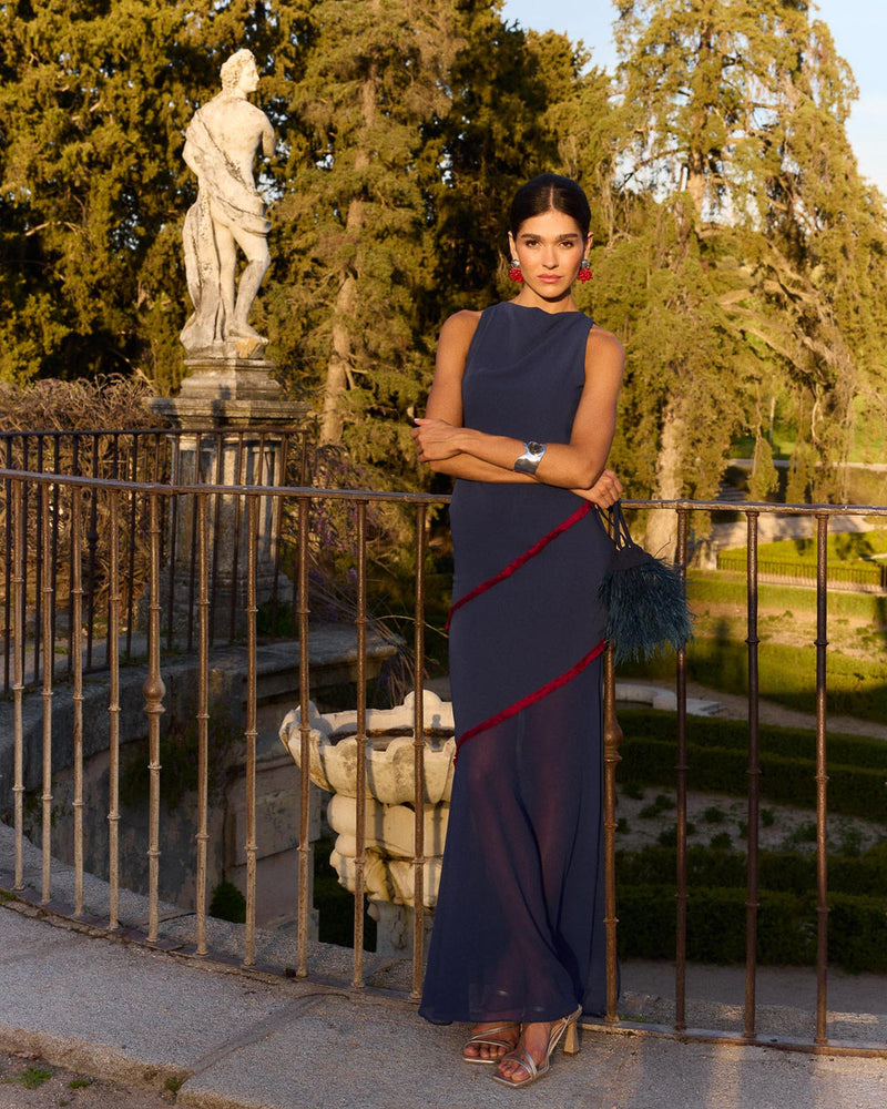 Serena Fringe Maxi Dress