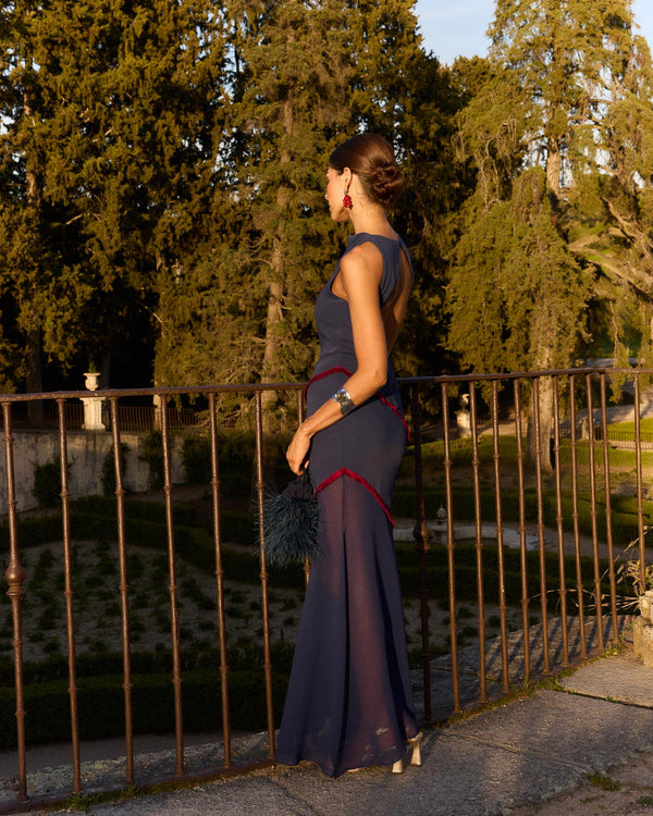 Serena Fringe Maxi Dress